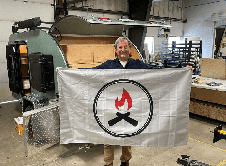 Dean Wiltshire of Colorado Teardrops is the first manufacturing partner of Black Folks Camp Too.
